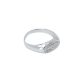 Silver Womens Fingerprint Ring